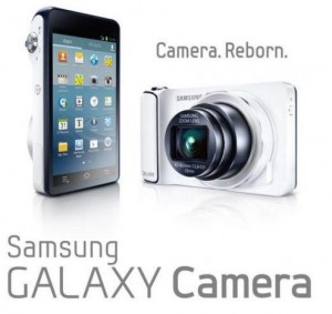 Samsung Galaxy Camera de costado